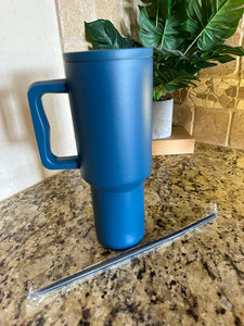 40oz Cobalt blue tumbler